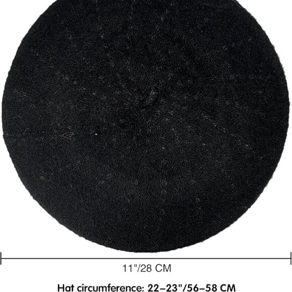 French beret yellow hat main image 4